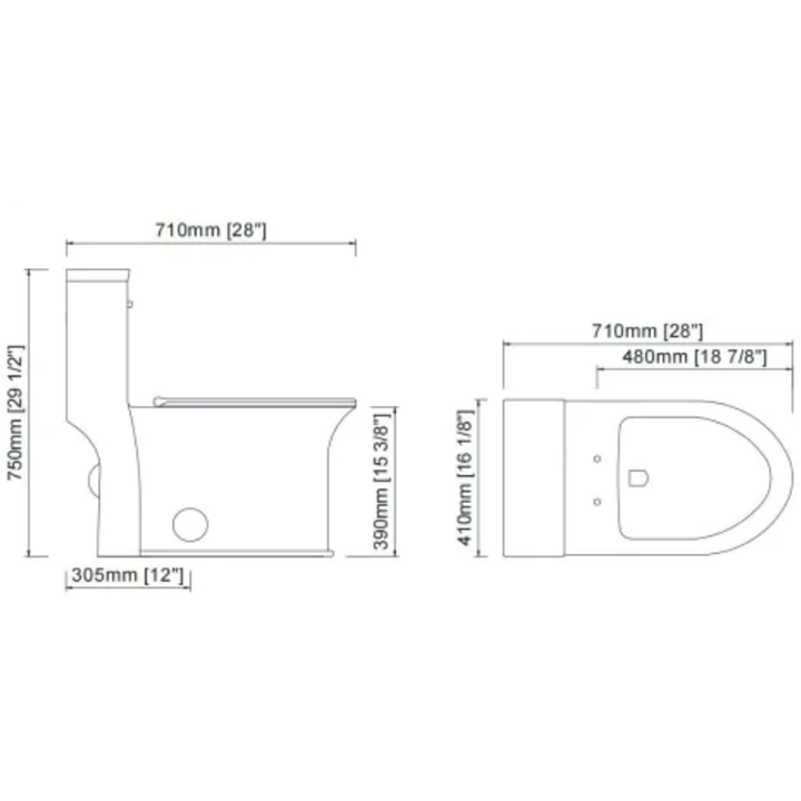 Henry One-Piece Dual-Flush Elongated Toilet