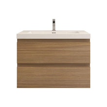 Load image into Gallery viewer, Bow 30&quot; Wall Mounted Vanity With Reinforced Acrylic Sink

