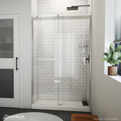 Sapphire-V Semi-Frameless Double Sliding Shower Door