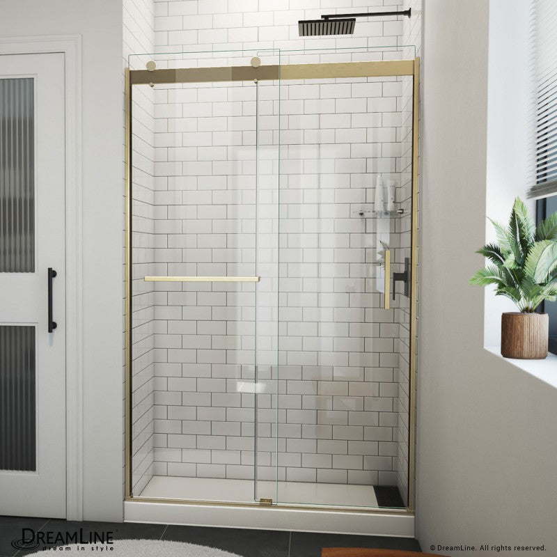 Sapphire-V Semi-Frameless Double Sliding Shower Door