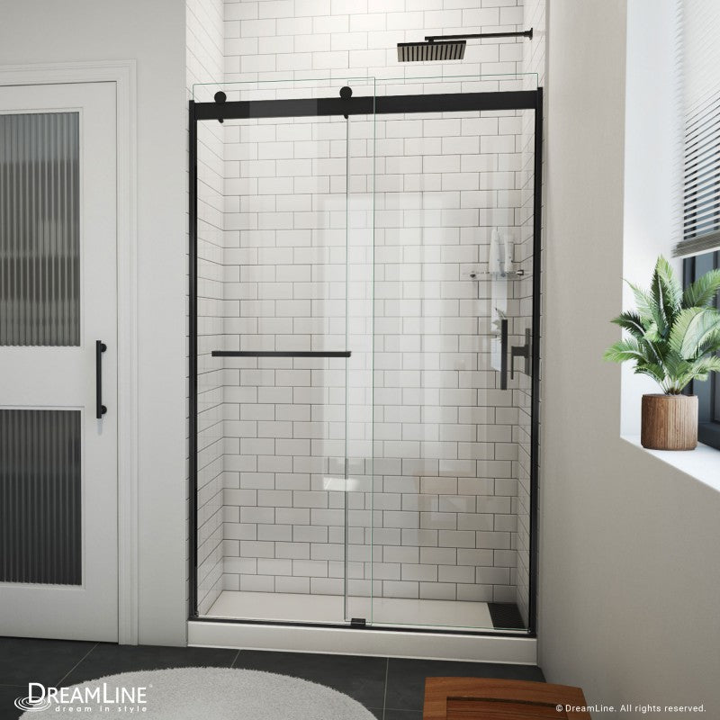 Sapphire-V Semi-Frameless Double Sliding Shower Door