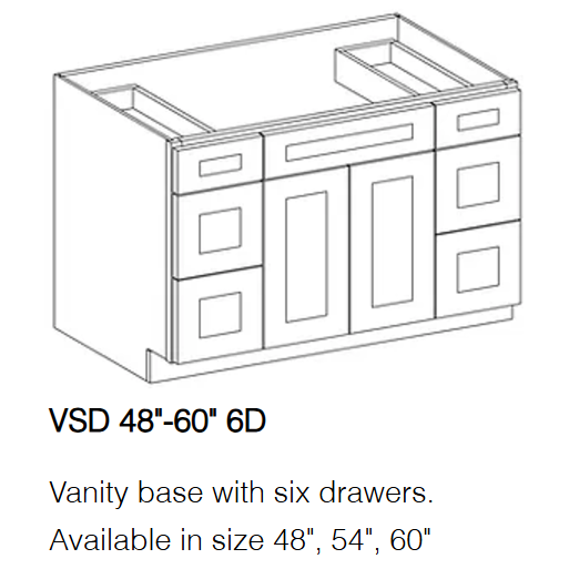 Grey Double Shaker (Bathroom Vanity Only)