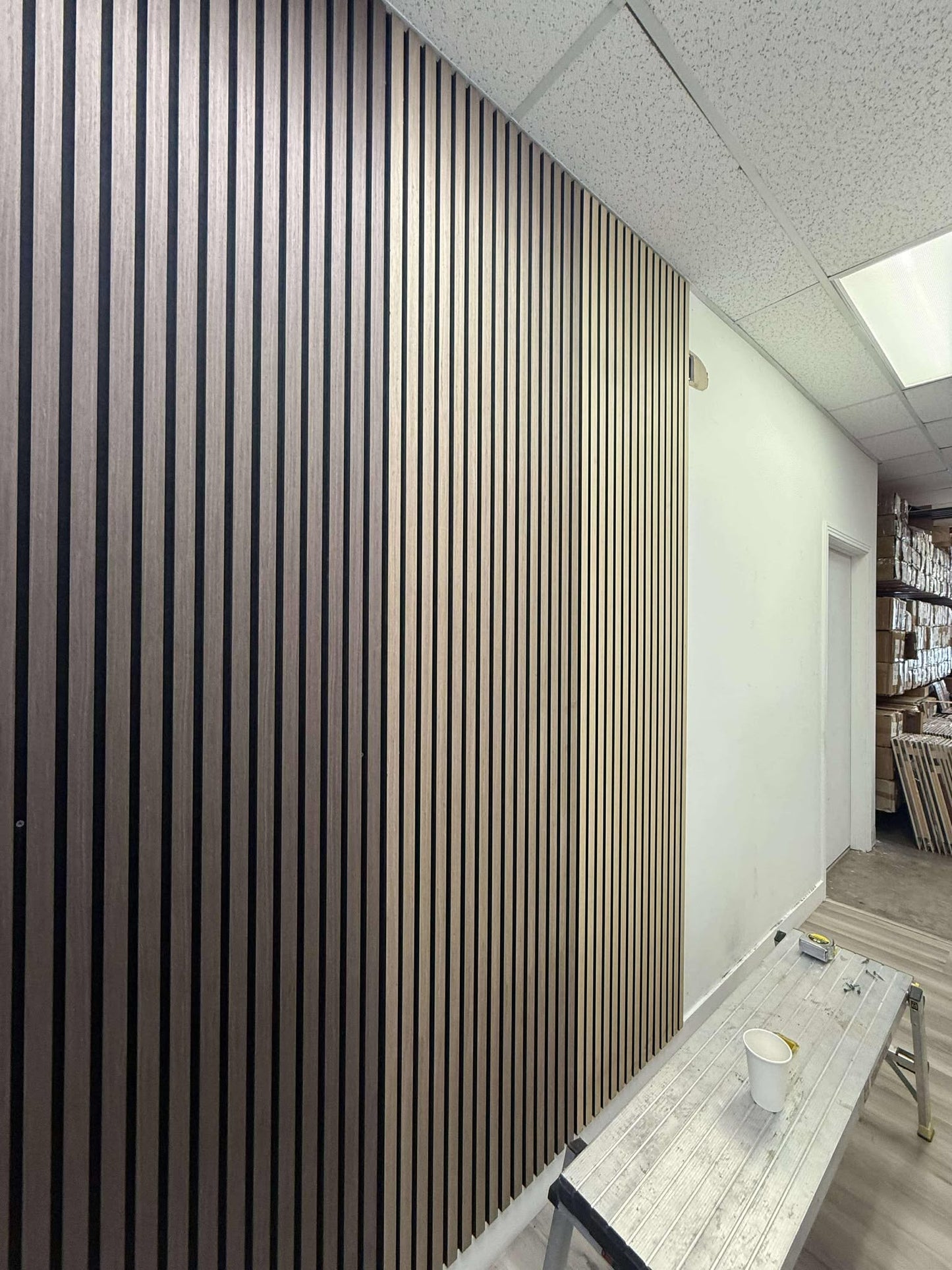 Wood Slatted MDF Acoustic Interior Decorative Wall Panel