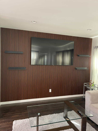 Small Slatted WPC Interior Decorative Wall Panel