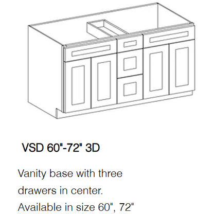Grey Double Shaker (Bathroom Vanity Only)