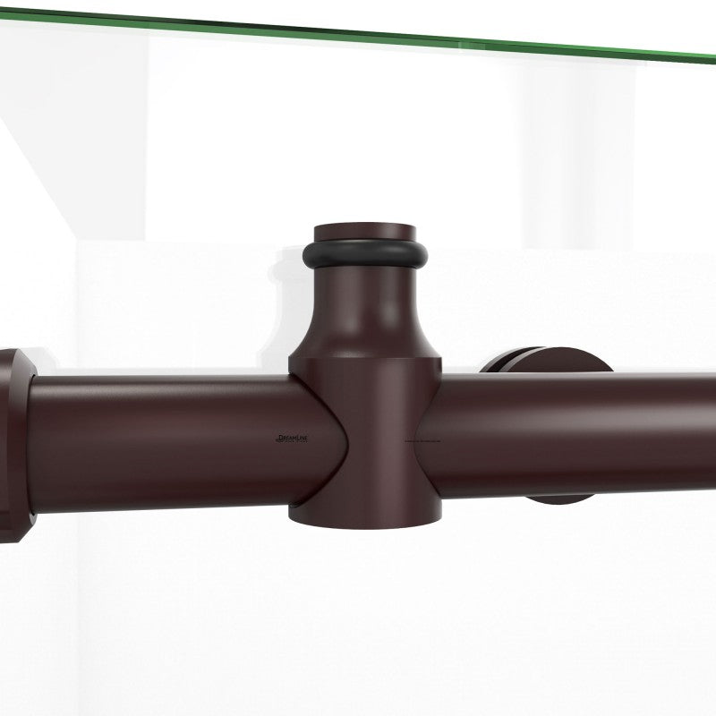 Enigma-X Frameless Single Sliding Shower Door and Double Sided Handle