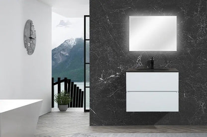 Emma 26" Wall Mounted Bathroom Vanity with Reinforced Acrylic Sink