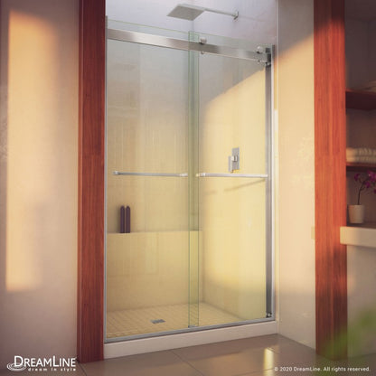 Essence-H Semi-Frameless Double Sliding Shower Door