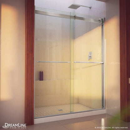 Essence-H Semi-Frameless Double Sliding Shower Door
