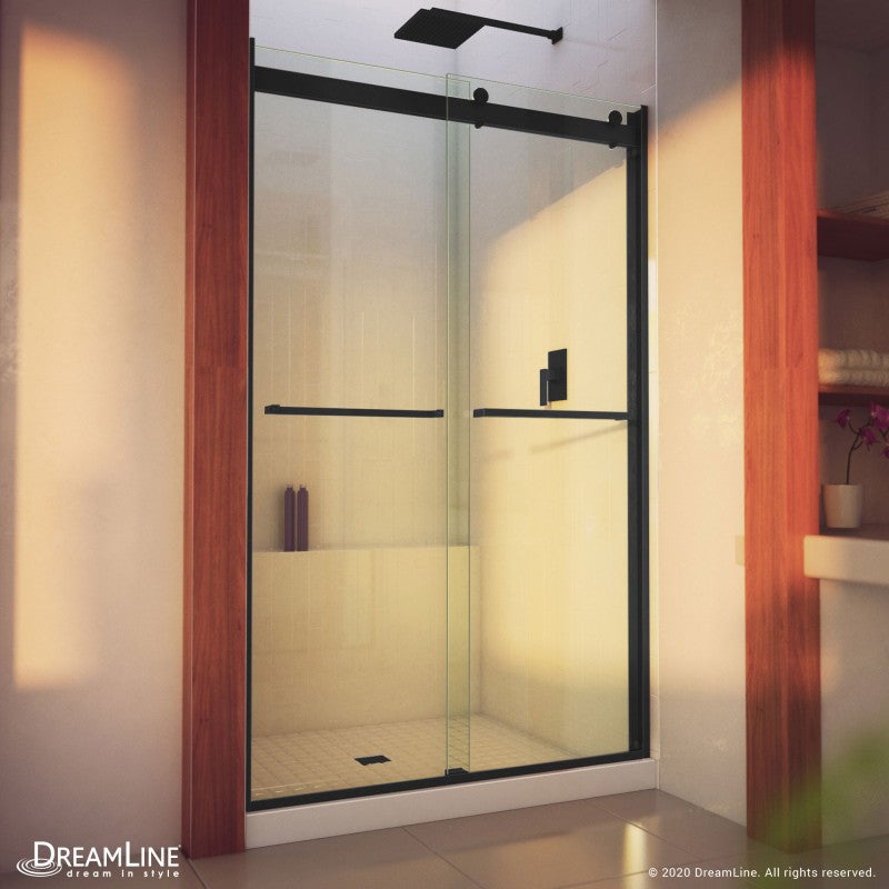 Essence-H Semi-Frameless Double Sliding Shower Door