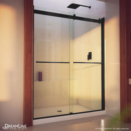 Essence-H Semi-Frameless Double Sliding Shower Door