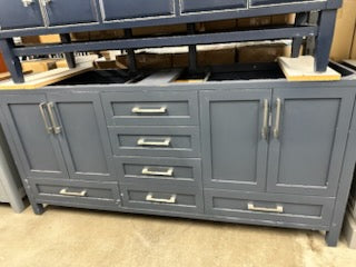 [CLEARANCE] 72" Double Sink Vanity [BASE ONLY]