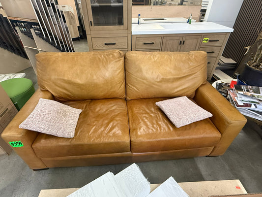 [CLEARANCE] 72" Leather Sofa