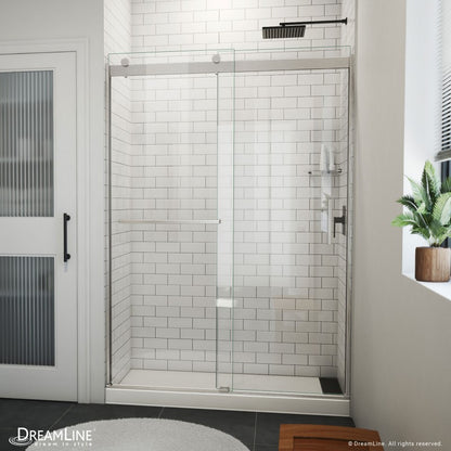 Sapphire-V Semi-Frameless Double Sliding Shower Door