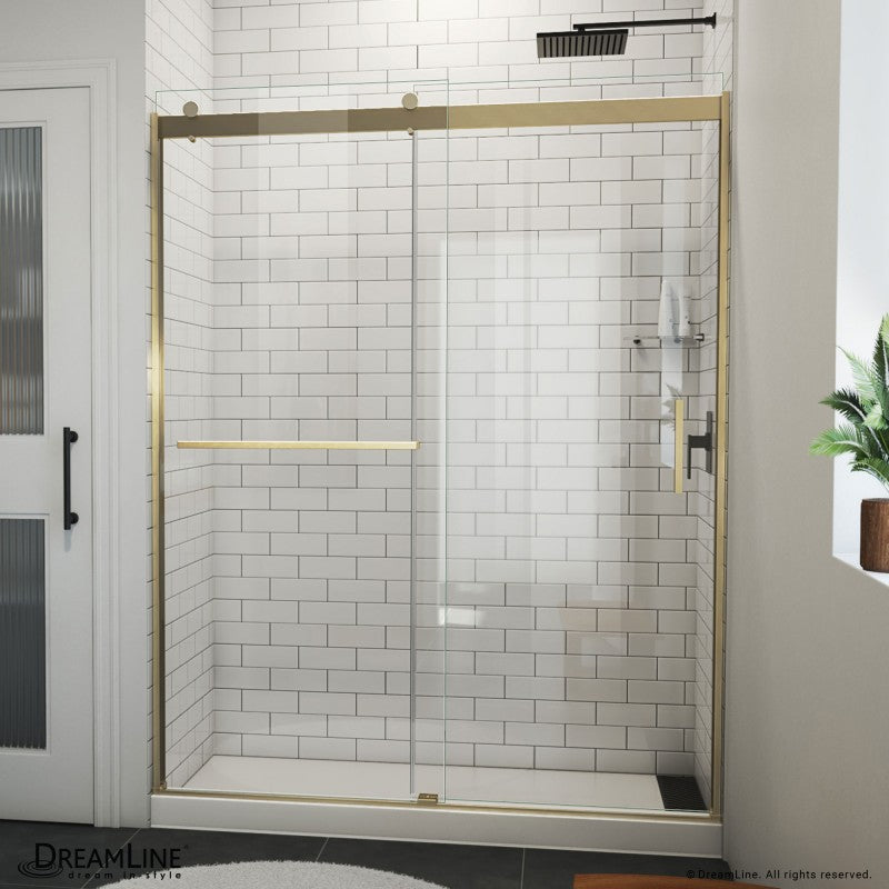 Sapphire-V Semi-Frameless Double Sliding Shower Door