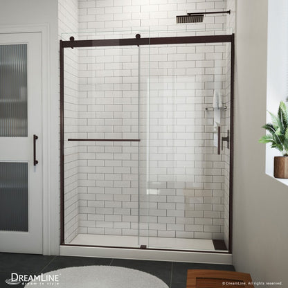 Sapphire-V Semi-Frameless Double Sliding Shower Door