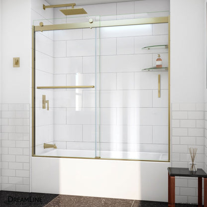 Sapphire-V Semi-Frameless Double Sliding Shower Door