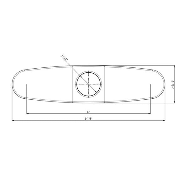 Hardik Faucet Deck Plate