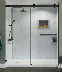 Celestine Frameless Single Sliding Shower Door