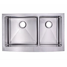 Load image into Gallery viewer, Ronny 33&quot; Stainless Steel Apron Double Kitchen Sink
