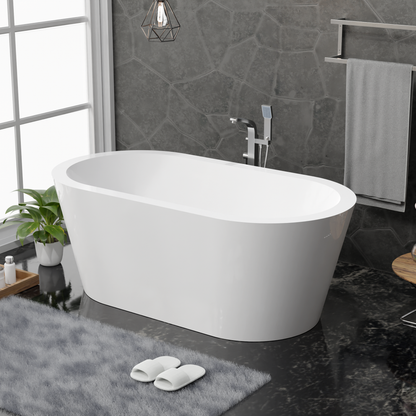 Freestanding Bathtub – Glossy White – Liora