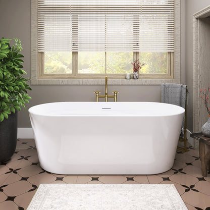 Freestanding Bathtub – Glossy White – Nima