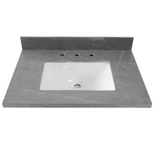 Load image into Gallery viewer, Armani Gray Sintered Stone Vanity Top
