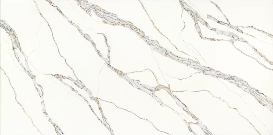 Aurora Gold Quartz Slab
