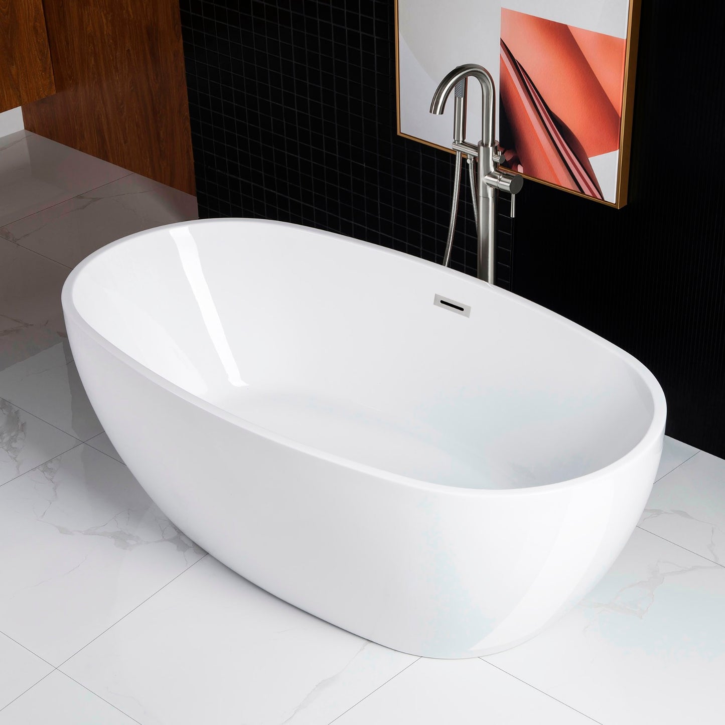 Aerie 67" Freestanding Bathtub