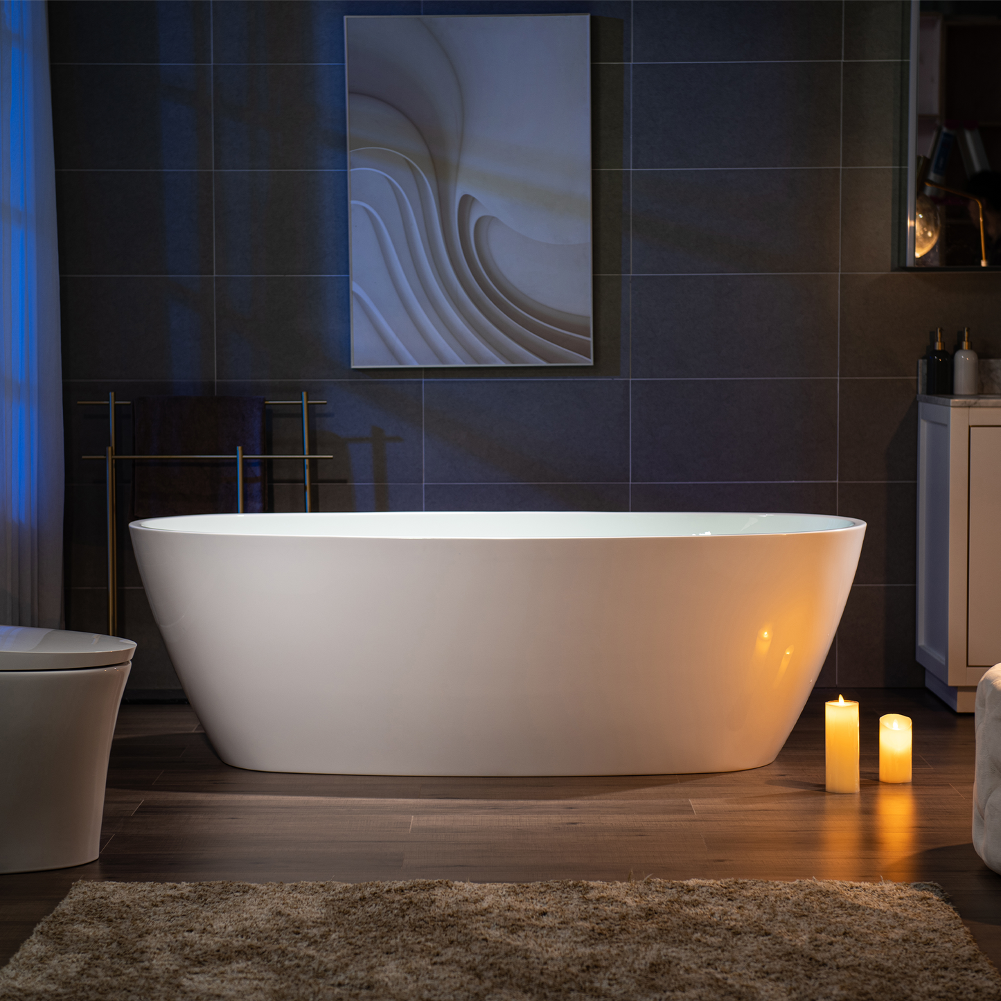 Aerie 71" Freestanding Bathtub