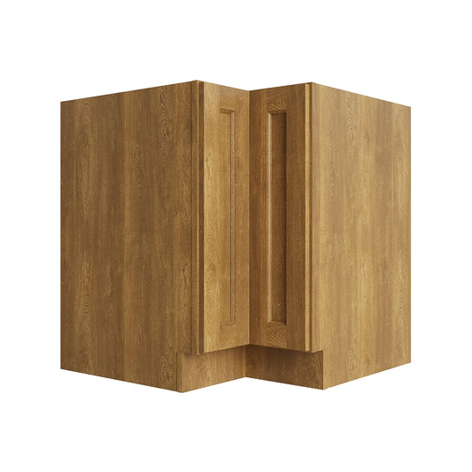 RTA 36"W Kitchen EasyReach Corner Base Cabinet with Bi-Folding Doors in Brooklyn Fawn