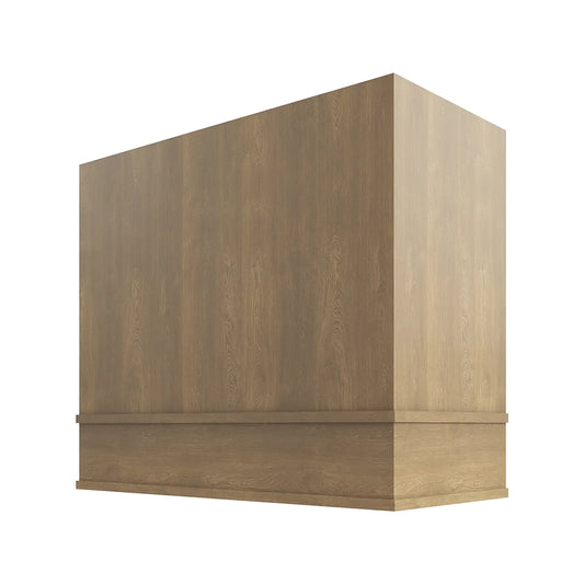 RTA 42"W x 30"H Kitchen Box Hood Cover Block Trim in Brooklyn Fawn