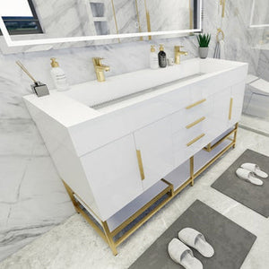 Bethany 60" Freestanding Vanity With Reinforced Acrylic Sink
