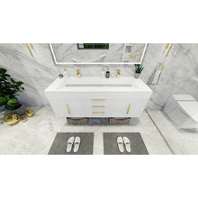 Load image into Gallery viewer, Bethany 72&quot; Wall Mounted Vanity With Reinforced Acrylic Sink
