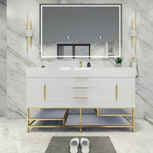 Load image into Gallery viewer, Bethany 60&quot; Freestanding Vanity With Reinforced Acrylic Sink
