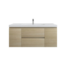 Load image into Gallery viewer, Bow 48&quot; Wall Mounted Vanity With Reinforced Acrylic Sink
