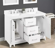 Load image into Gallery viewer, Luton 48&quot; Freestanding Vanity With Double Sink
