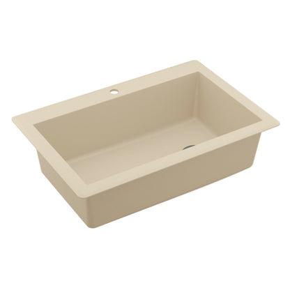 Essence 33" Quartz Composite Top Mount Kitchen Sink