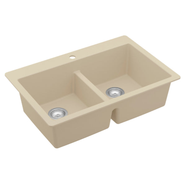 Essence 33" Quartz Composite Top Mount Kitchen Sink