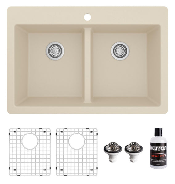 Essence 33" Quartz Composite Top Mount Kitchen Sink