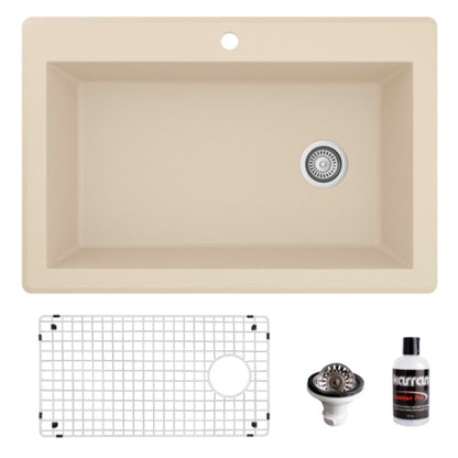 Essence 33" Quartz Composite Top Mount Kitchen Sink