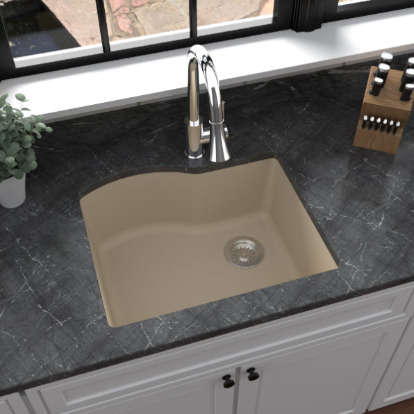 Stonera 24" Quartz Composite Undermount Kitchen Sink