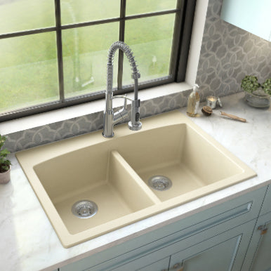 Tudor 33" Quartz Composite Top Mount Kitchen Sink