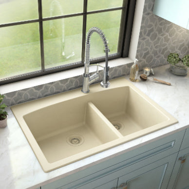 Tudor 33" Quartz Composite Top Mount Kitchen Sink