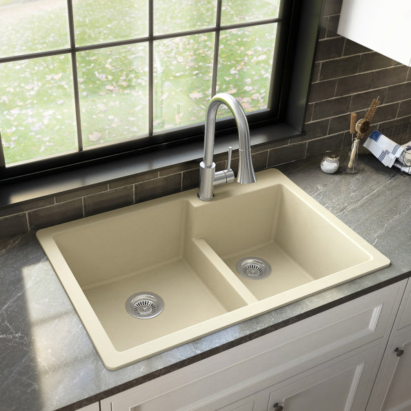 Essence 33" Quartz Composite Top Mount Kitchen Sink