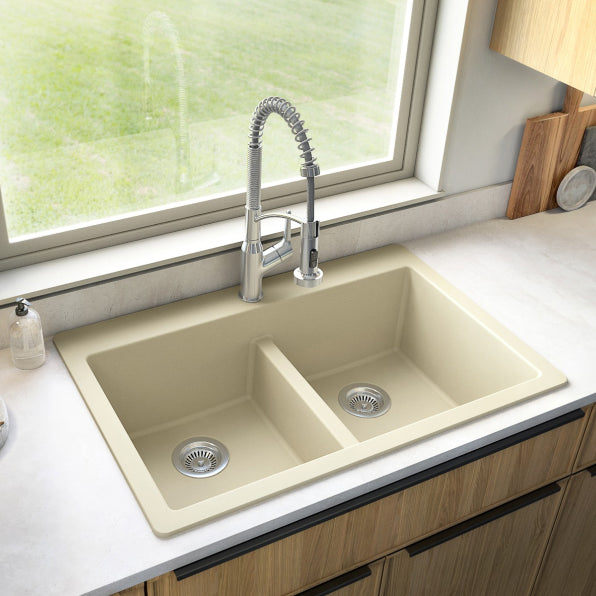 Essence 33" Quartz Composite Top Mount Kitchen Sink