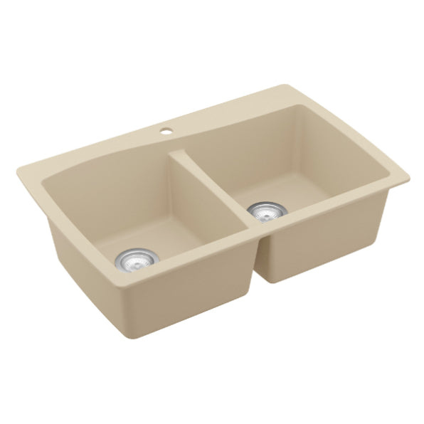 Tidal 34" Quartz Composite Top Mount Kitchen Sink