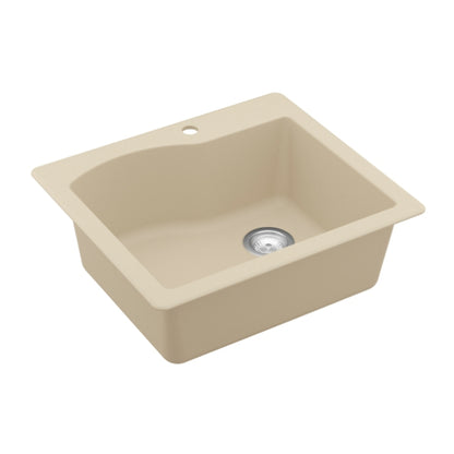 Stonera 24" Quartz Composite Top Mount Kitchen Sink