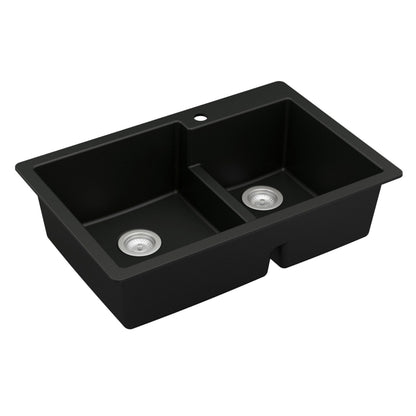 Essence 33" Quartz Composite Top Mount Kitchen Sink