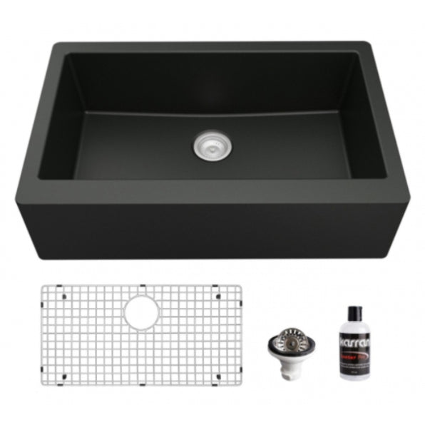 Petrodust 34" Quartz Composite Apron / Farmhouse Kitchen Sink